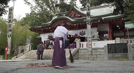 來宮神社、茶寮 報鼓